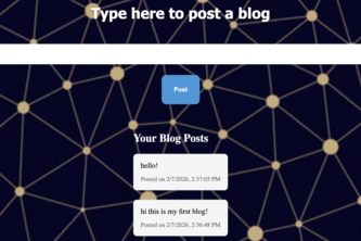 Creator Bridge blog posting interface